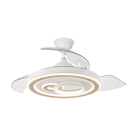Ventilador de Techo con Luz LED Sultan 107 cm Aspas Retráctiles Blanco/Haya Fabrilamp - imagen 2 | Fabrilamp / Abrila