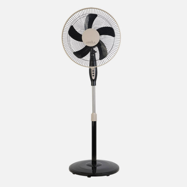 Ventilador de Pie Belmonte 45W Negro y Beis Altura Regulable Fabrilamp - imagen 4 | Fabrilamp / Abrila