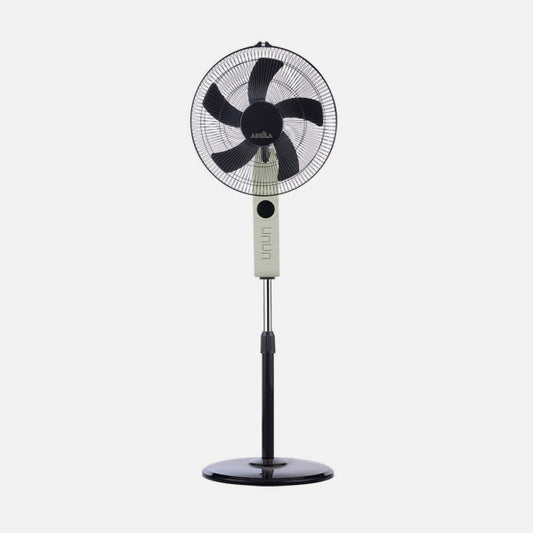 Ventilador de Pie Circus 45 W 43 cm Beis y Negro con Mando Fabrilamp - imagen 2 | Fabrilamp / Abrila