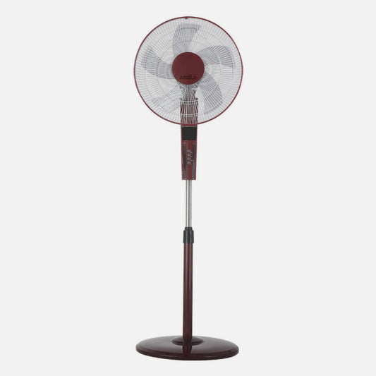 Ventilador de Pie Rayo 43 cm 60 W Burdeos y Negro con Mando Fabrilamp - imagen 2 | Fabrilamp / Abrila