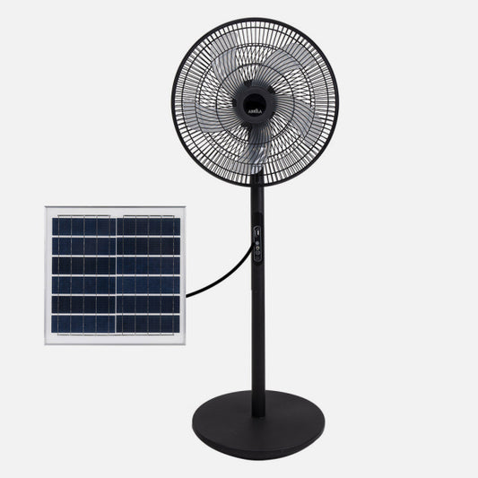 Ventilador de Pie Solar Rialto 30 W Negro Fabrilamp - imagen 2 | Fabrilamp / Abrila