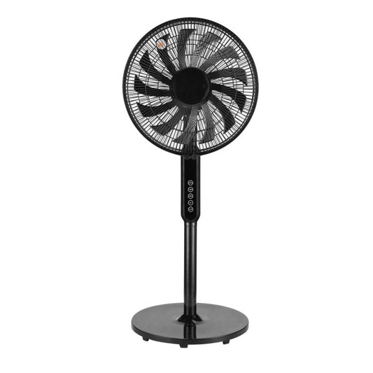 Ventilador de Pie Torbellino Negro 60W con Mando y Temporizador Fabrilamp - imagen 2 | Fabrilamp / Abrila