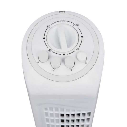 Ventilador de torre Eter fabricado en PP color Blanco