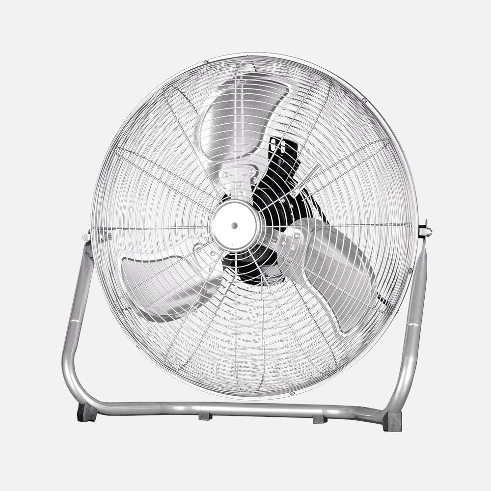Yumbo ventilador fabricado en metal color cromo