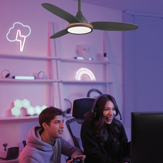 Medidas Ventilador Mahon Negro 107cm AJP/Alemar (Ref. 11562) - LuzGuru.com