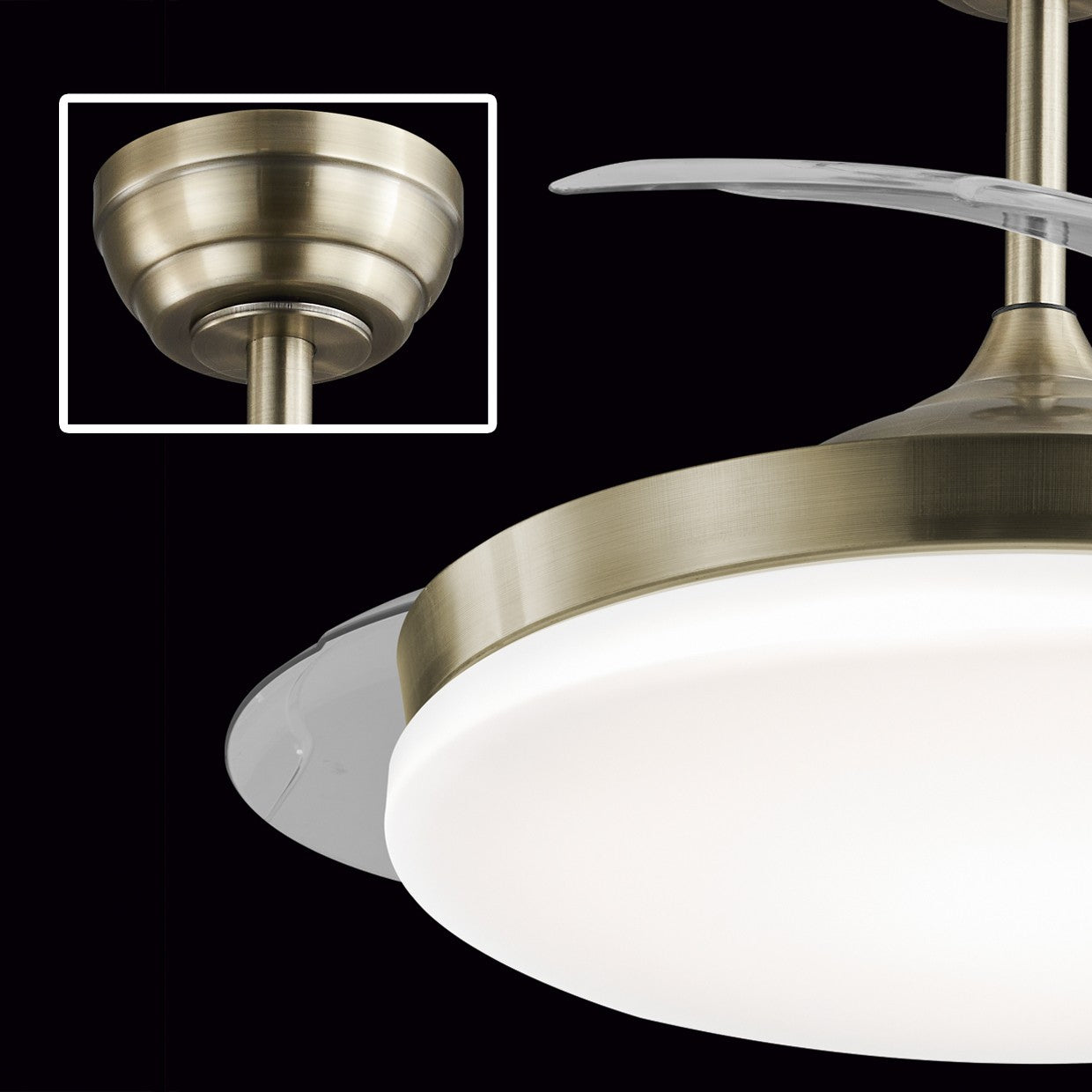 Ventilador Malta Cuero 50cm AJP/Alemar (Ref. 11531) - LuzGuru: Descubre sus dimensiones y disfruta de una brisa fresca y silenciosa.