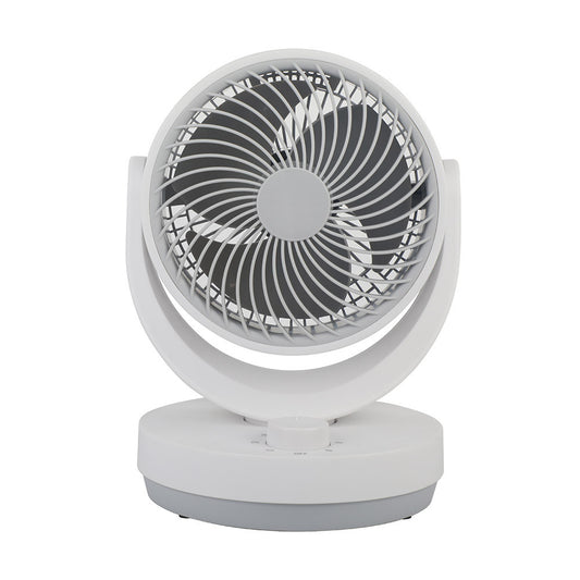 Ventilador Lagos fabricado en Metal color Blanco y Gris