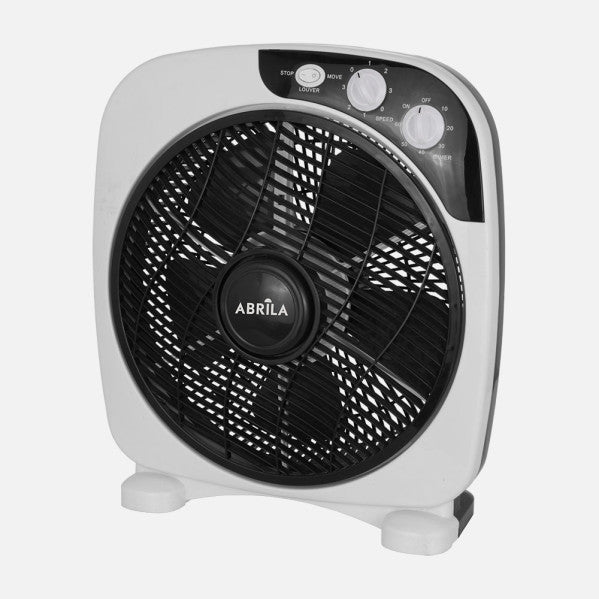 Ventilador de Sobremesa Borja 45W Blanco y Negro 3 Velocidades Fabrilamp - vista principal | Fabrilamp / Abrila