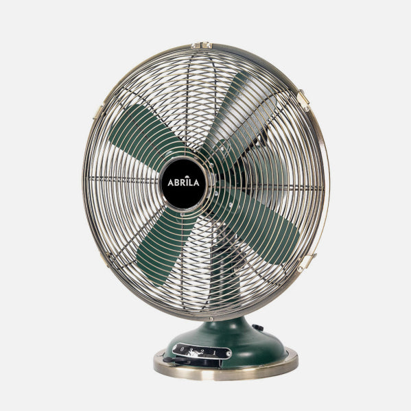 Ventilador de Sobremesa Capitolio 37W Oliva y Cuero Fabrilamp - imagen 4 | Fabrilamp / Abrila