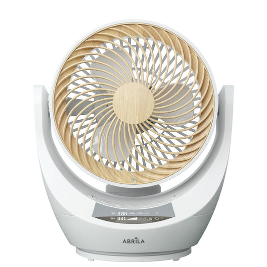 Ventilador Navia fabricado en Metal ABS y Policarbonato color Blanco/Haya