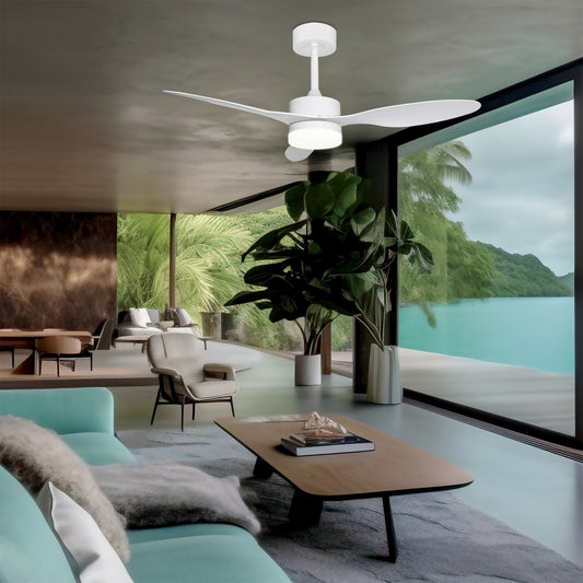 Ventilador Valcano Blanco 107cm AJP / Alemar - luzguru.com