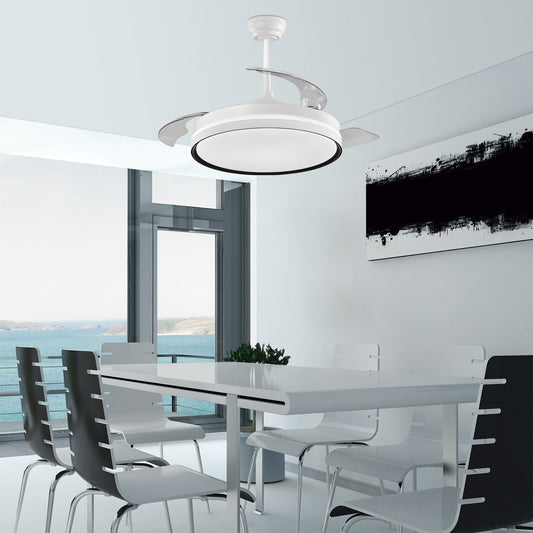 Medidas del ventilador VIC 50cm blanco/negro AJP/Alemar (Ref. 11535) - LuzGuru.com