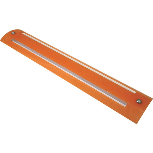 Plafón LED RUBI Rectangular 66 cm Naranja Interlusa - Vista frontal principal en fondo blanco | LuzGurú