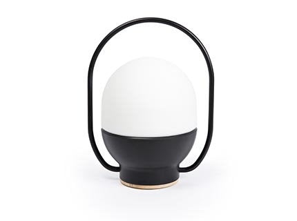 Lámpara Portátil Take Away 1,5W Negro Mate con Base de Madera Faro - vista principal | FARO