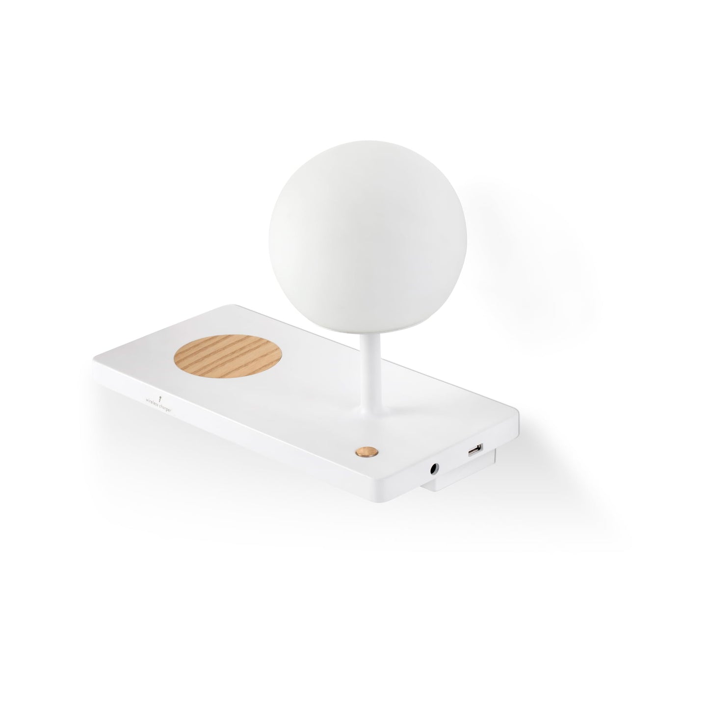 NIKO Aplique con Cargador Inalámbrico Blanco Faro 01026A