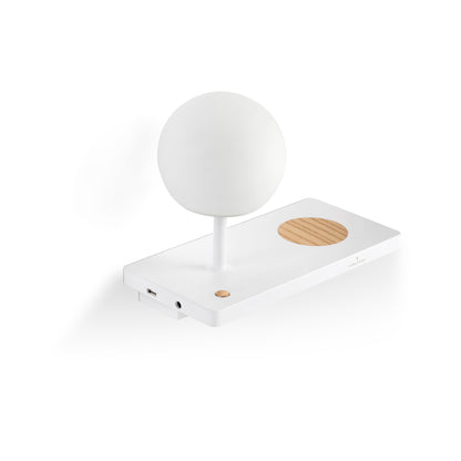 NIKO Aplique con Cargador Inalámbrico Blanco FARO 01027A