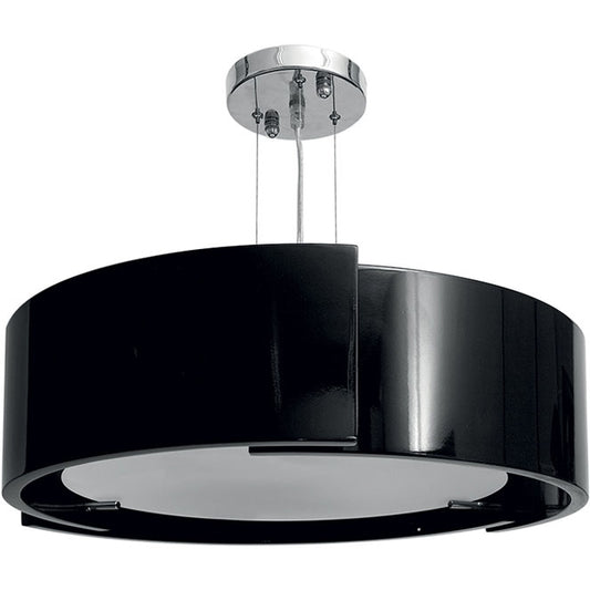 Lámpara Colgante OSLO 73 cm Negro Interlusa - Vista frontal principal en fondo blanco | LuzGurú