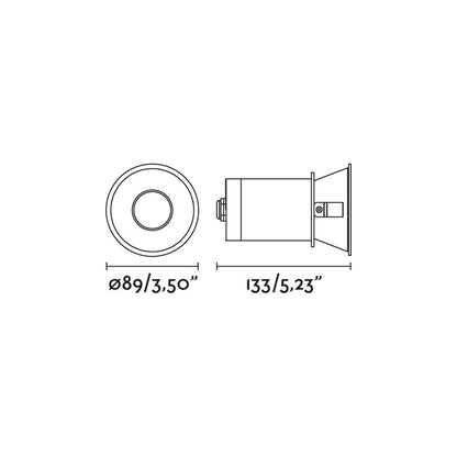Luminaria empotrable FRESH IP65, estanca y resistente al polvo, perfecta para cocinas
