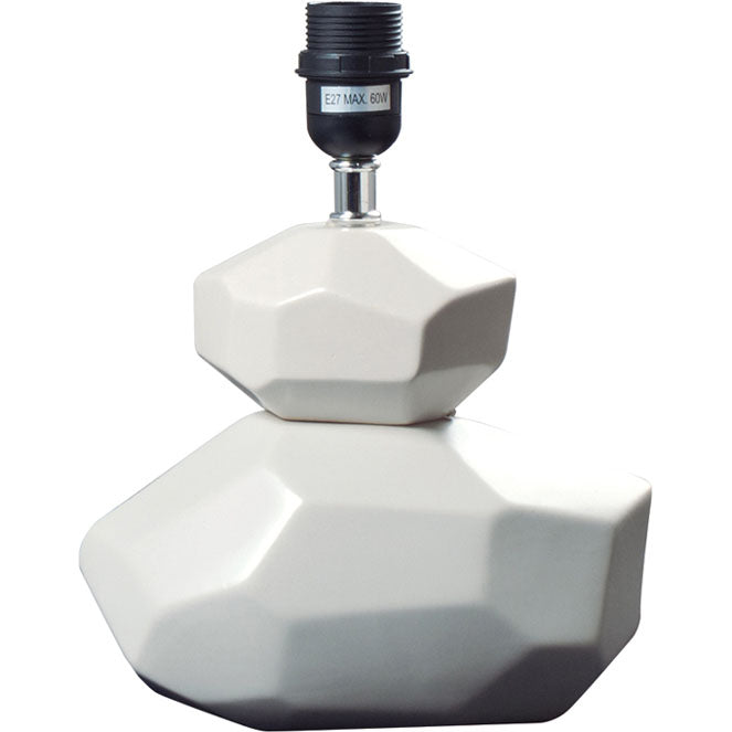 Base para Sobremesa MONTE GORDO Gris Interlusa con casquillo E27