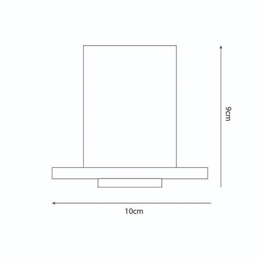 Downlight Empotrable California 9,5 cm Cromo Interlusa instalada en ambiente decorativo de salón o dormitorio | Interlusa