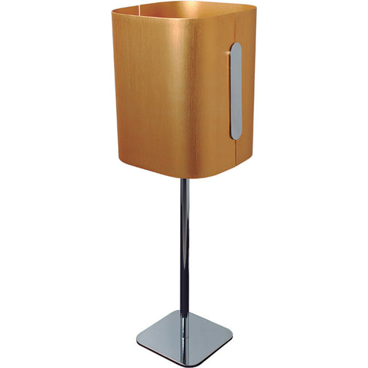 Lámpara de Sobremesa ELEGANCE 51 cm Oro/Cromo Interlusa - Vista frontal principal en fondo blanco | LuzGurú