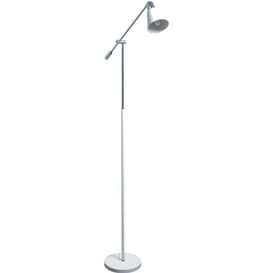 Lámpara de pie Setubal LUMIT blanca, diseño estilizado, referencia 023249001