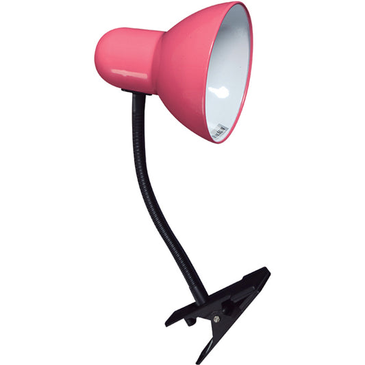 Flexo de Sobremesa CLIP con Muelle E27 Rosa Interlusa - vista principal | Interlusa