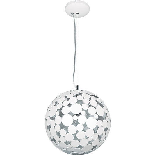 Lámpara Colgante ALBA 30 cm Arena Interlusa - Vista frontal principal en fondo blanco | LuzGurú