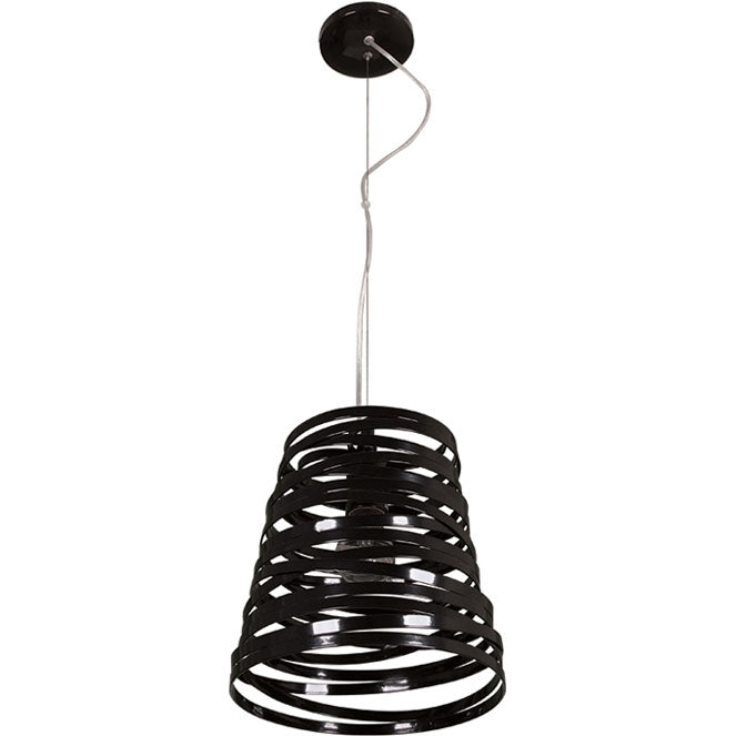 Colgante ELSA moderno negro de Interlusa para iluminación interior