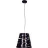 Colgante ELSA negro de Interlusa, lámpara de techo moderna con altura ajustable y diámetro de 33 cm, ideal para iluminación interior. SKU 027153309.
