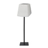 Lámpara solar sobremesa Cube negro LED 5W ALEMAR - Vista principal regulable