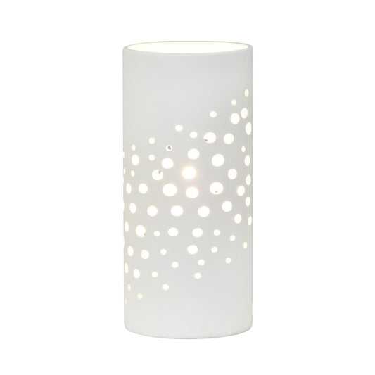 Lámpara sobremesa cerámica Lava blanco Alemar - Vista principal