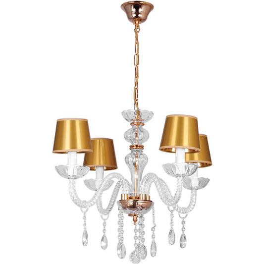 Lámpara de Techo Clásica ADELINA 40 cm Oro Interlusa - Vista frontal principal en fondo blanco | LuzGurú
