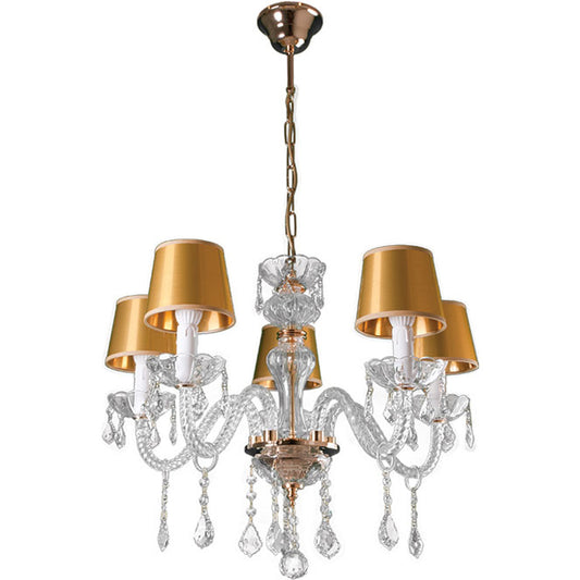Lámpara de Techo ADELINA 50 cm Oro Interlusa - Vista frontal principal en fondo blanco | LuzGurú