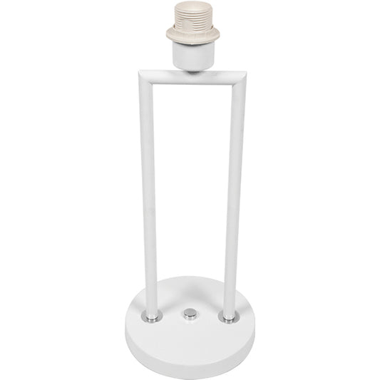 Base para Sobremesa Montijo 45 cm Blanco Interlusa - Vista frontal principal en fondo blanco | LuzGurú