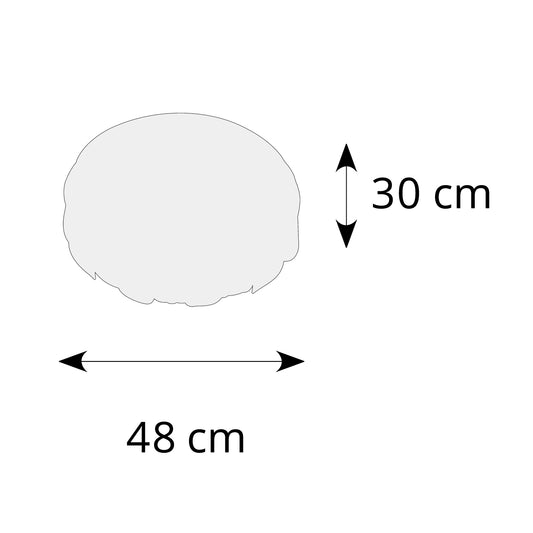 Plafón LED Gloria 48 cm Cromo LUMIT Interlusa instalada en ambiente decorativo de salón o dormitorio | Interlusa