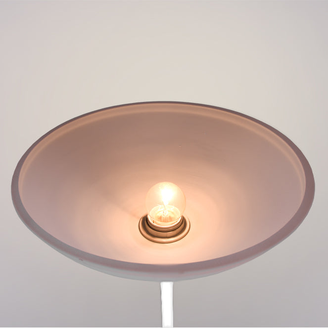Lámpara de pie con doble portalámparas E27+E14 para iluminación versátil