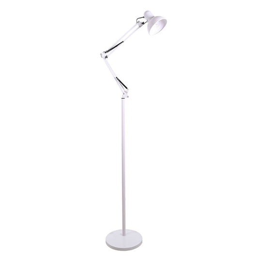 Lámpara de pie ANTIGONA INTERLUSA articulada blanca, ref. 062841001