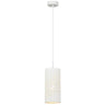 Colgante cerámica Lava blanco Alemar con pantalla Ø12 cm - Vista principal
