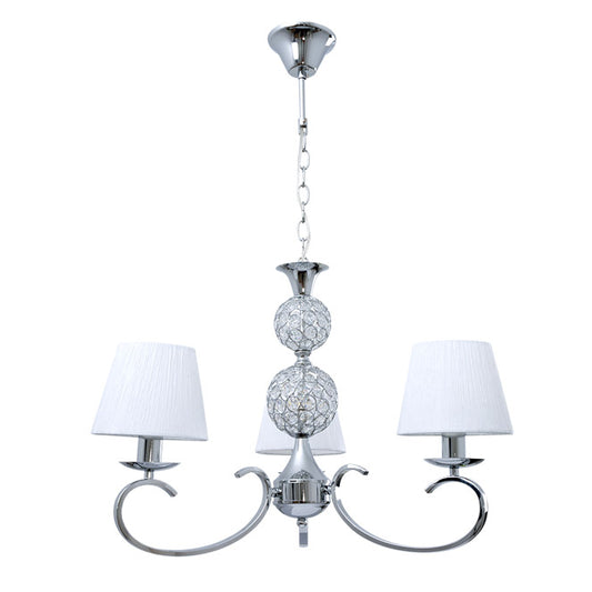 Lámpara de Techo Honduras 59,8 cm Blanco y Cromo con LED Interlusa - vista principal | Interlusa