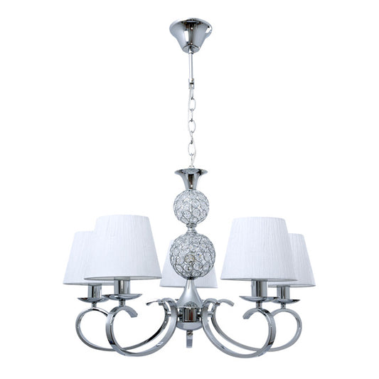 Lámpara de Techo HONDURAS 60 cm Blanco y Cromo con LED Interlusa - vista principal | Interlusa