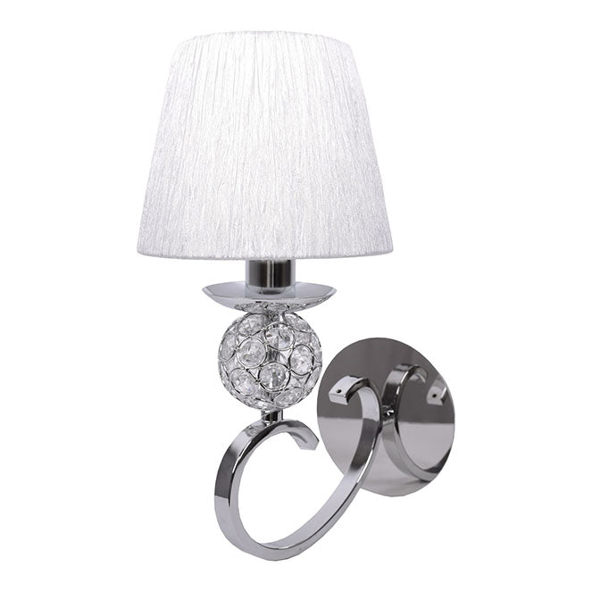 Aplique de pared HONDURAS LUMIT blanco y cromo, ref. 097561020