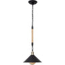 Colgante SOGA Vintage Interlusa 30cm Cuerda Negro