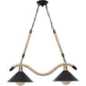Colgante SOGA Vintage Cuerda Negro Interlusa 82cm