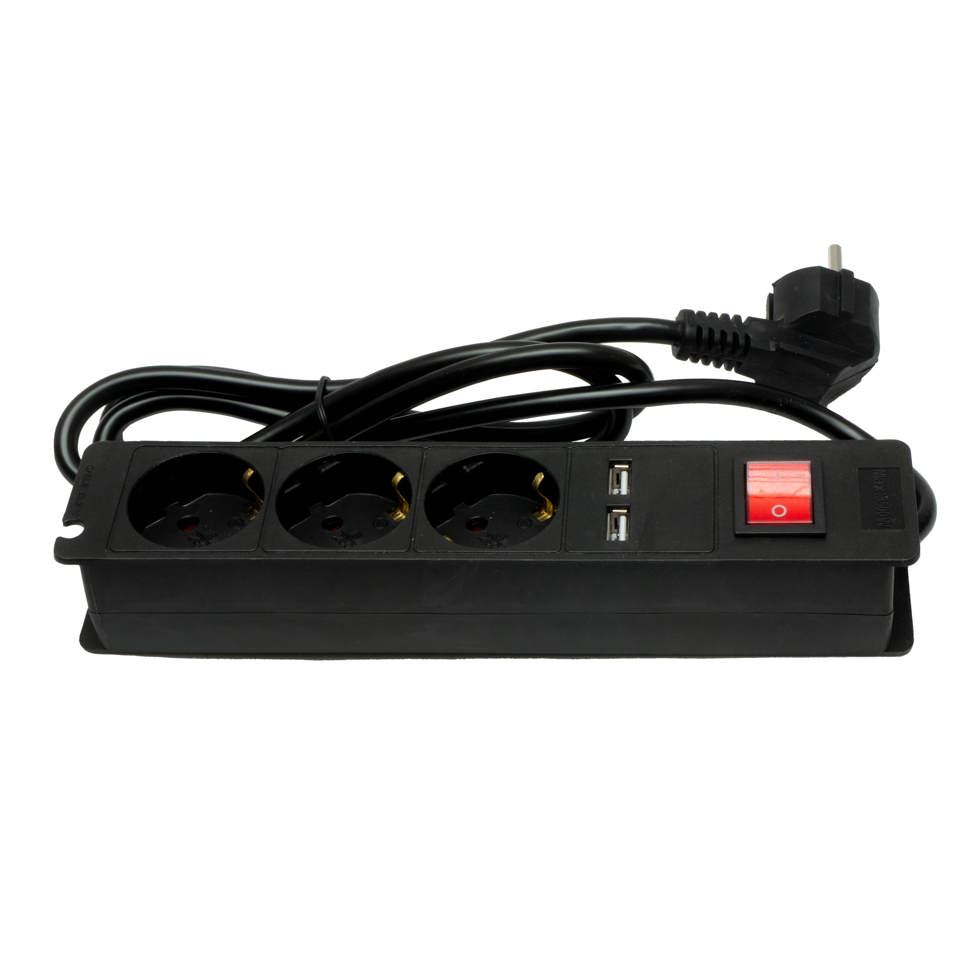 Alargadera con 3500W de potencia ideal para conectar varios dispositivos