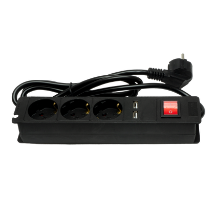 Alargadera con 3500W de potencia ideal para conectar varios dispositivos