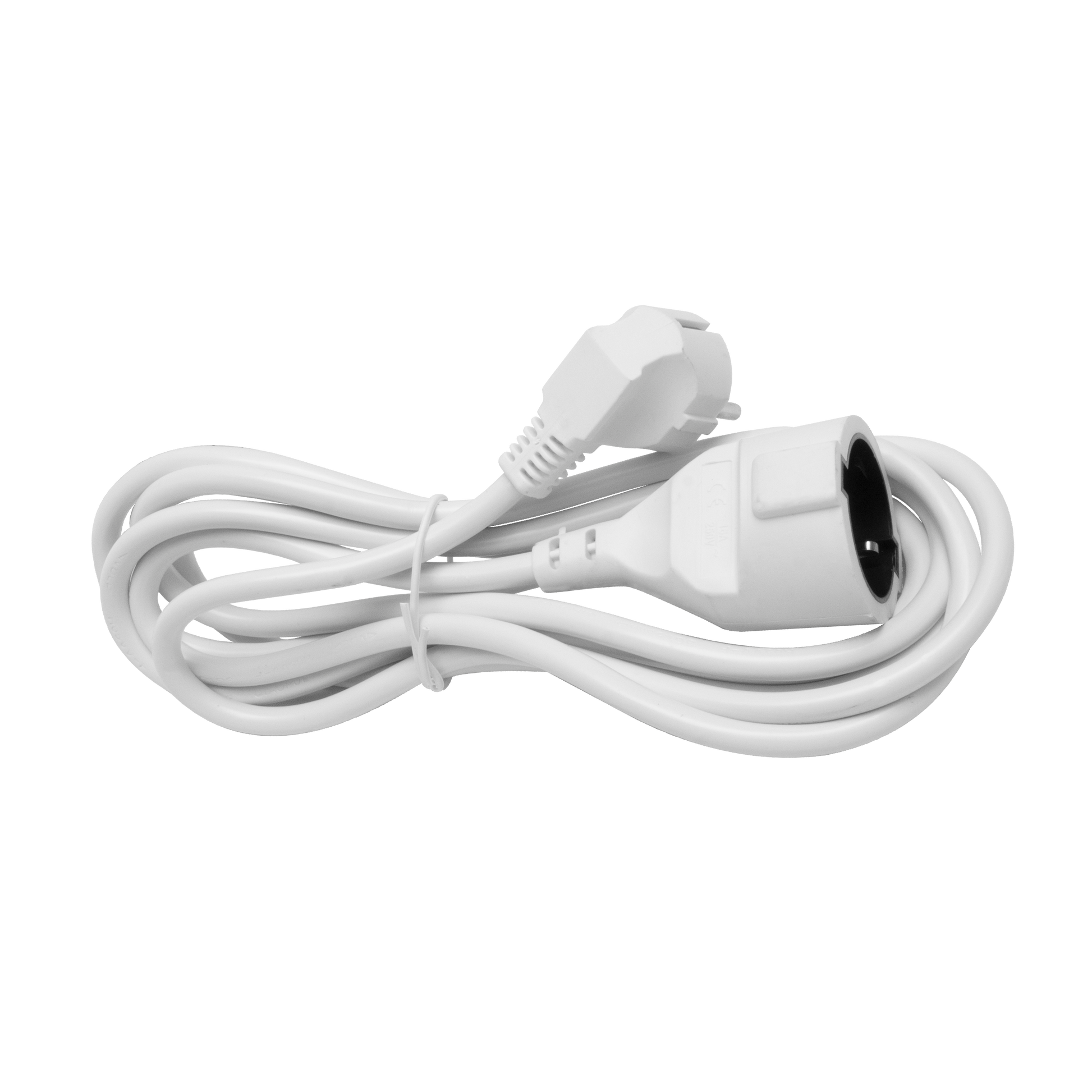 Alargador eléctrico Fabrilamp de 3 metros, cable de cobre 3x1.5mm, 3500W de potencia máxima.