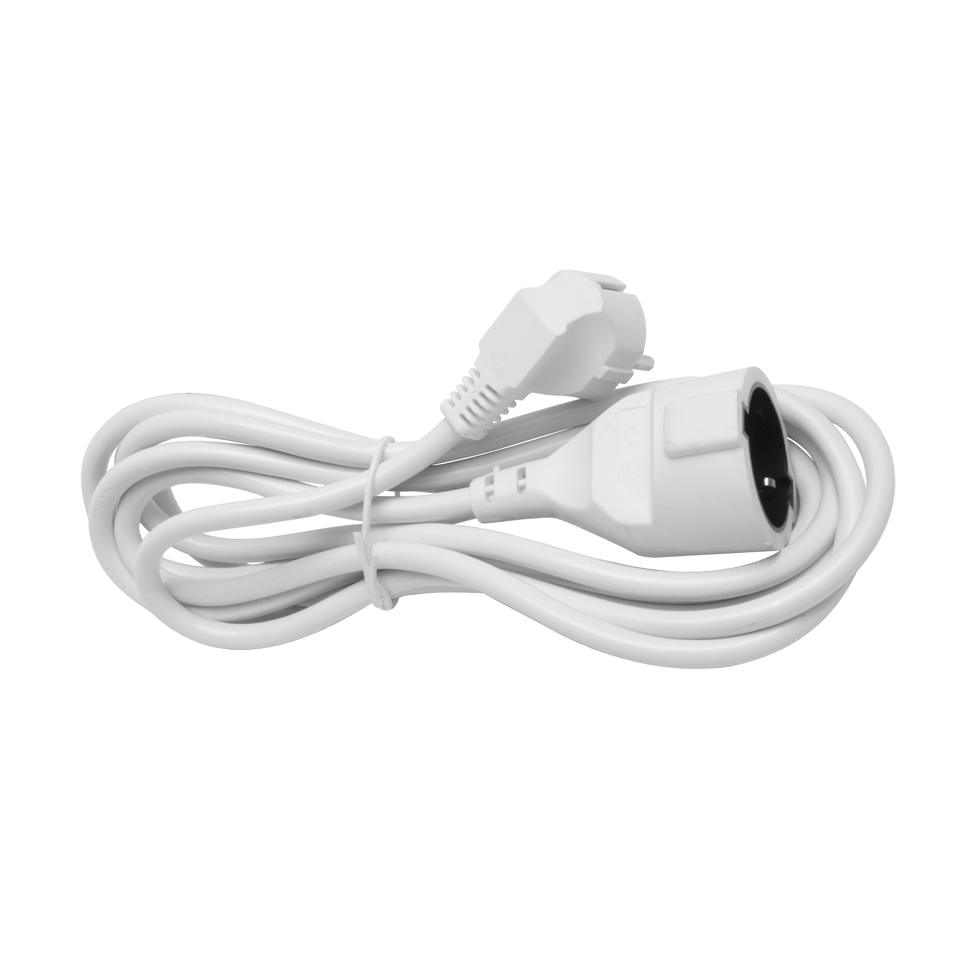 Alargador eléctrico Fabrilamp de 3 metros, cable de cobre 3x1.5mm, 3500W de potencia máxima.