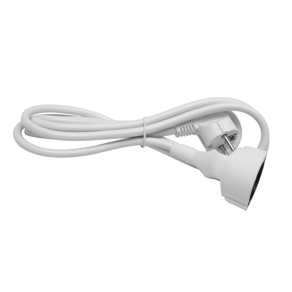 Alargador con cable de 2 metros y potencia de 3500W, ideal para taller