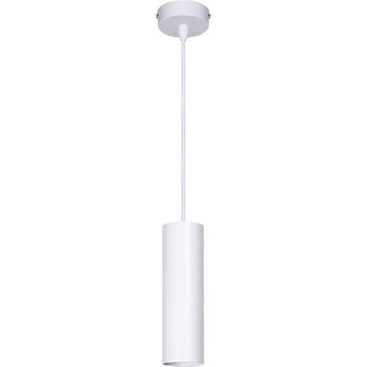 Lámpara Colgante Clásica Hermione 6 cm Blanco Interlusa - Vista frontal principal en fondo blanco | LuzGurú